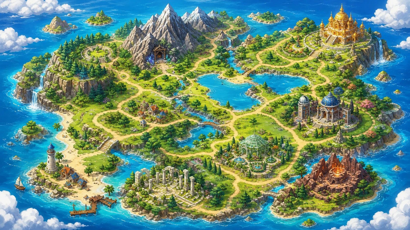 A TeachVerse quest world representing a teacher-created curriculum journey